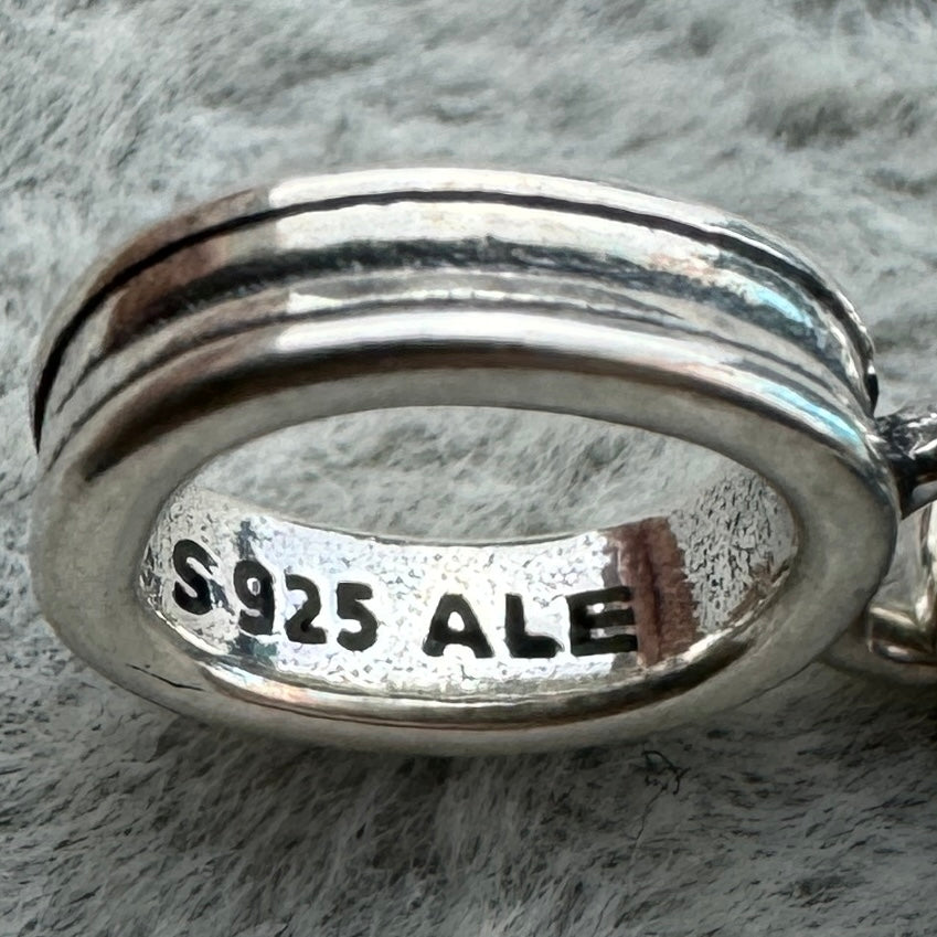 Charm Colgante Doble Libélula Azul Pandora Vista Del Aro