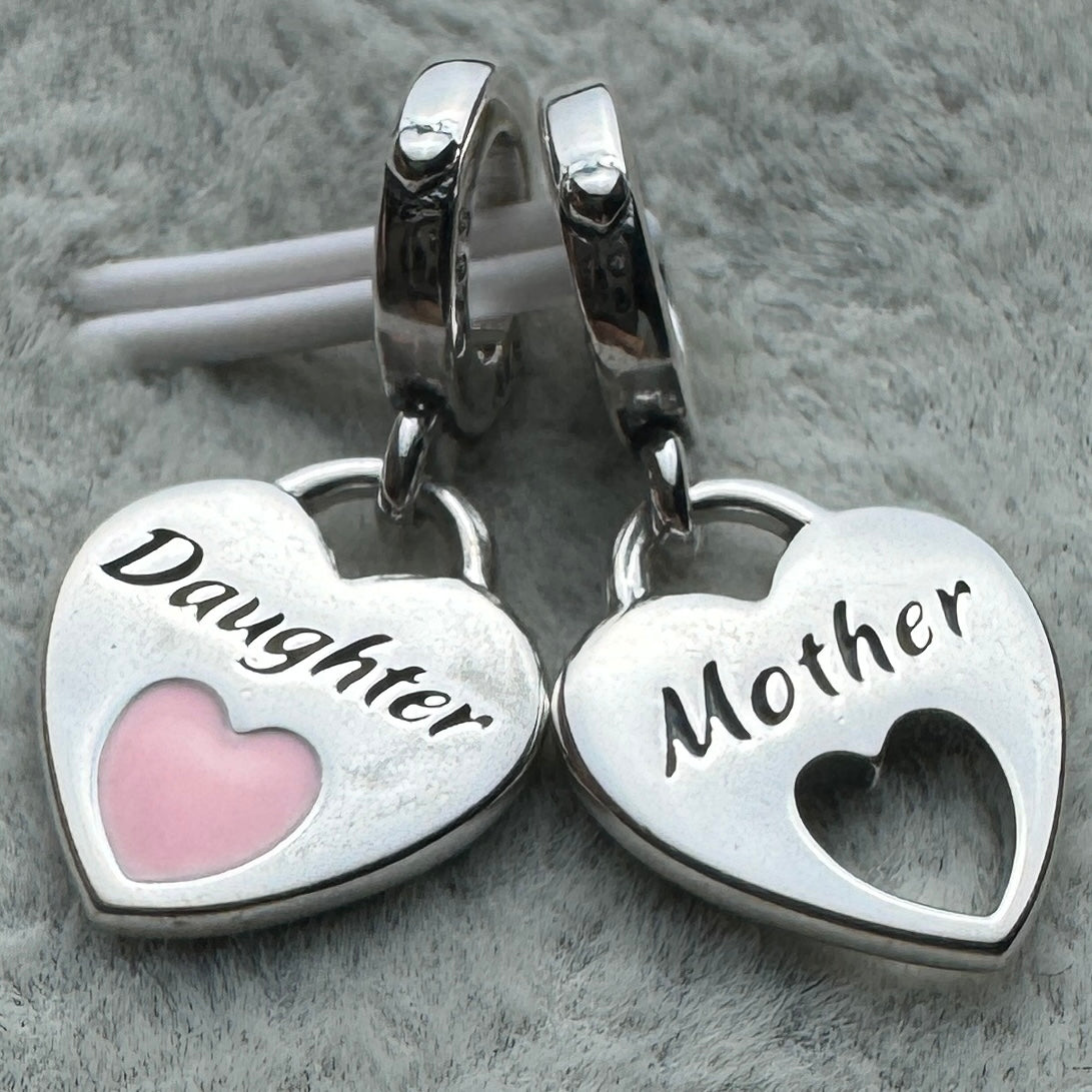 Charm Colgante Doble Madre E Hija Pandora Vista Frontal