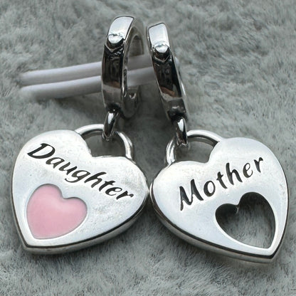 Charm Colgante Doble Madre E Hija Pandora Vista Frontal