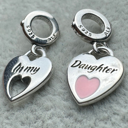 Charm Colgante Doble Madre E Hija Pandora Vista Lateral
