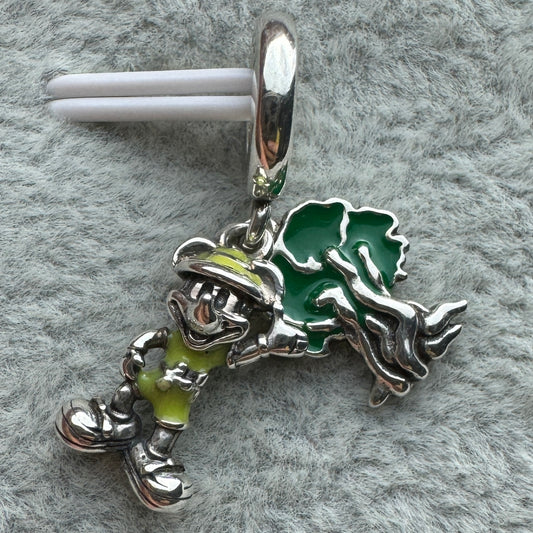 Charm Colgante Doble Mickey Aventurero Disney Animal Kingdom Florida Pandora Vista Frontal