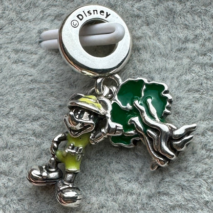 Charm Colgante Doble Mickey Aventurero Disney Animal Kingdom Florida Pandora Vista Lateral