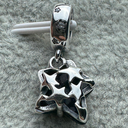 Charm Colgante Estrella Azul Pandora Vista Desde Atrás
