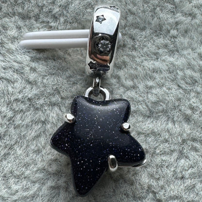 Charm Colgante Estrella Azul Pandora Vista Frontal
