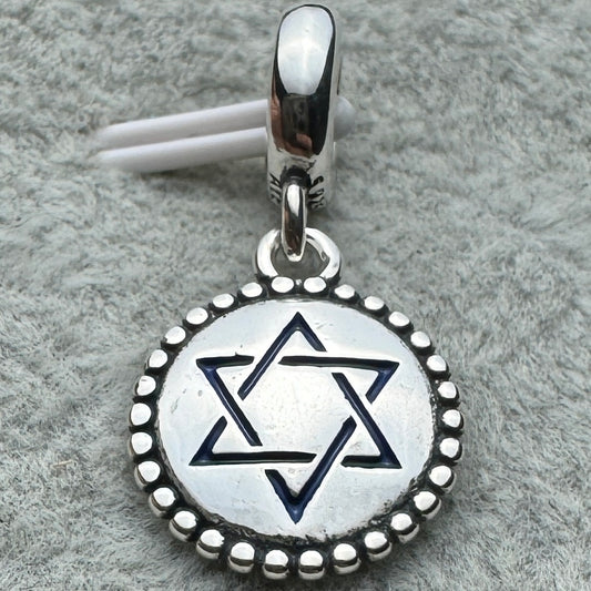 Charm Colgante Estrella De David Pandora Vista Frontal