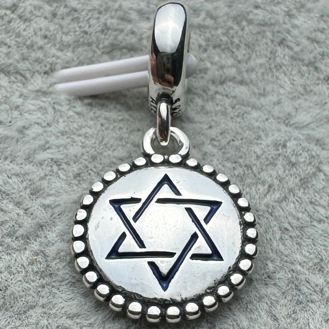 Charm Colgante Estrella De David Pandora Vista Frontal