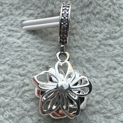 Charm Colgante Flor De Cerezo Rosa Pandora 4