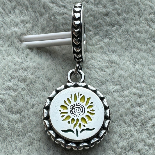 Charm Colgante Girasol Pandora Vista Frontal