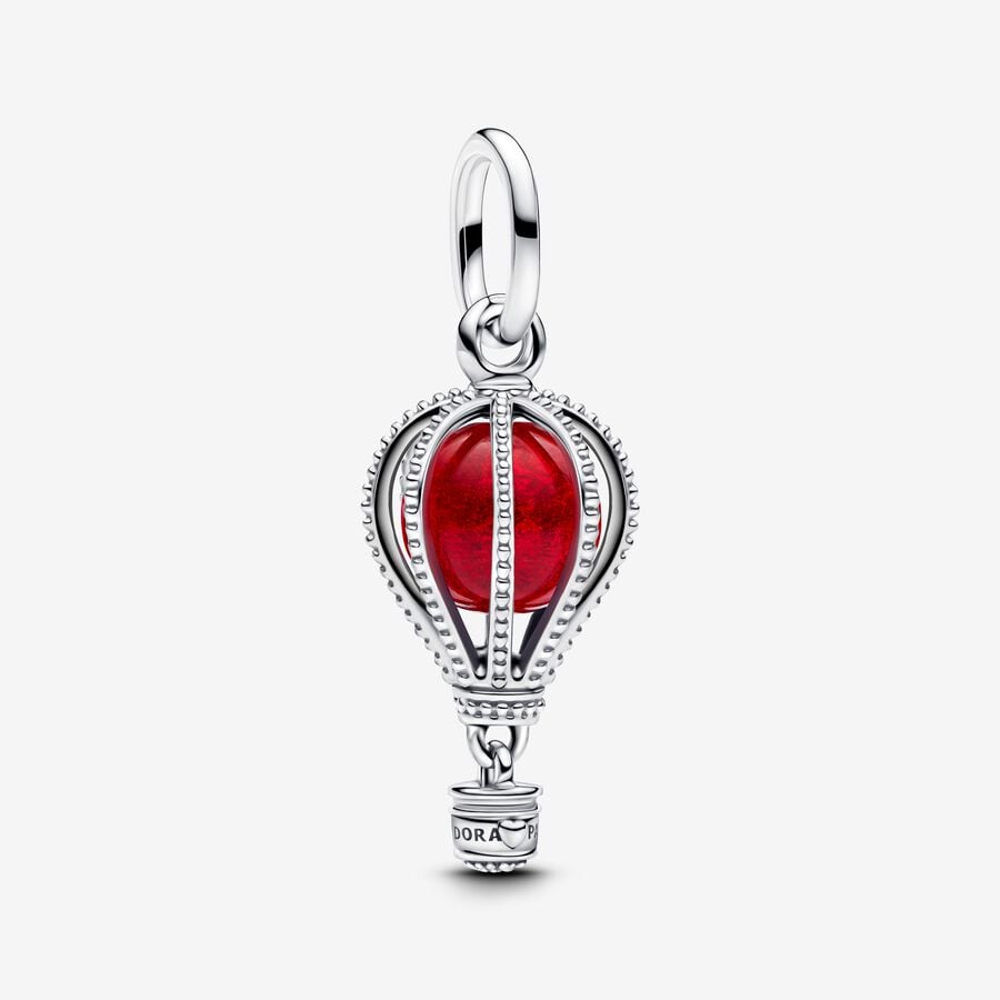 Charm Colgante Globo Aerostatico Rojo Pandora