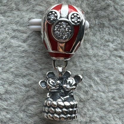 Charm Colgante Globo Mickey Y Minnie Disney Pandora Vista Frontal