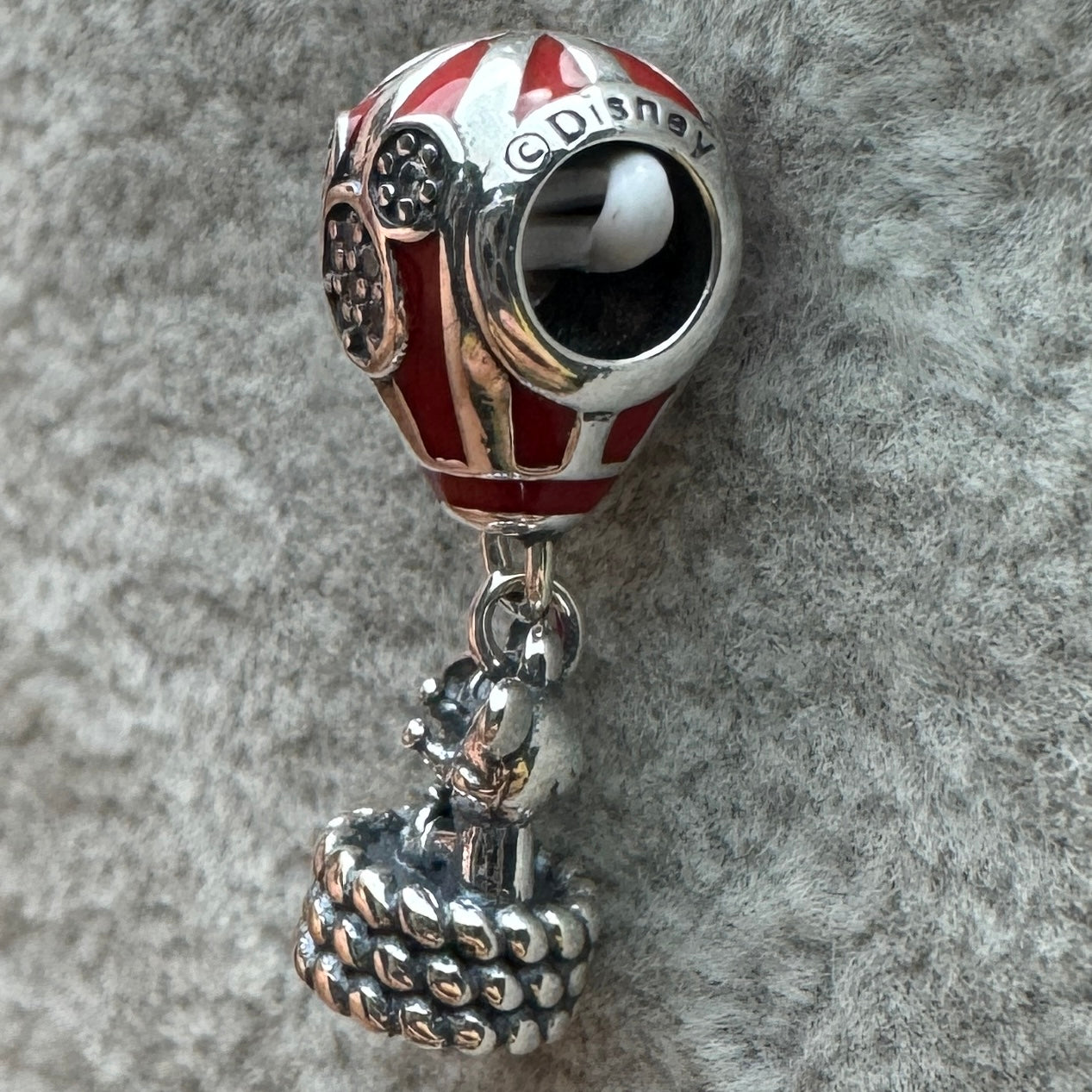 Charm Colgante Globo Mickey Y Minnie Disney Pandora Vista Lateral