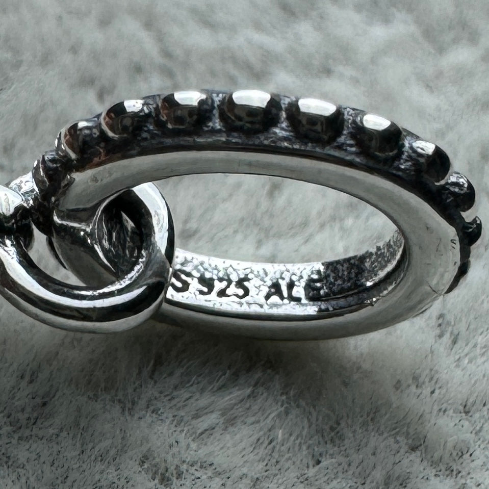 Charm Colgante Herradura De La Buena Suerte Pandora Vista Del Interior Del Aro