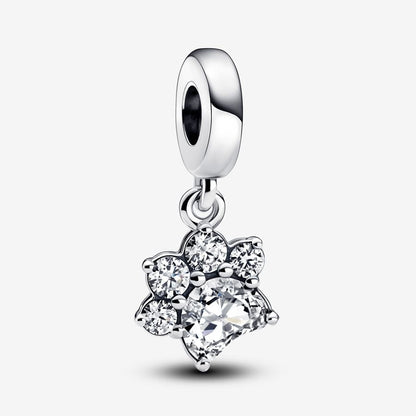 Charm Colgante Huella De Perro Brillante Pandora
