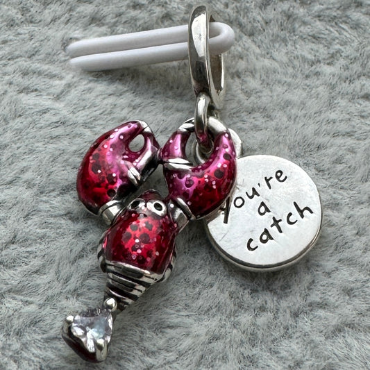 Charm Colgante Langosta Pandora Vista Frontal
