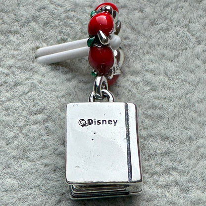 Charm Colgante Libro Princesa Blanca Nieves Que Se Puede Abrir Disney Pandora Vista Desde Atrás