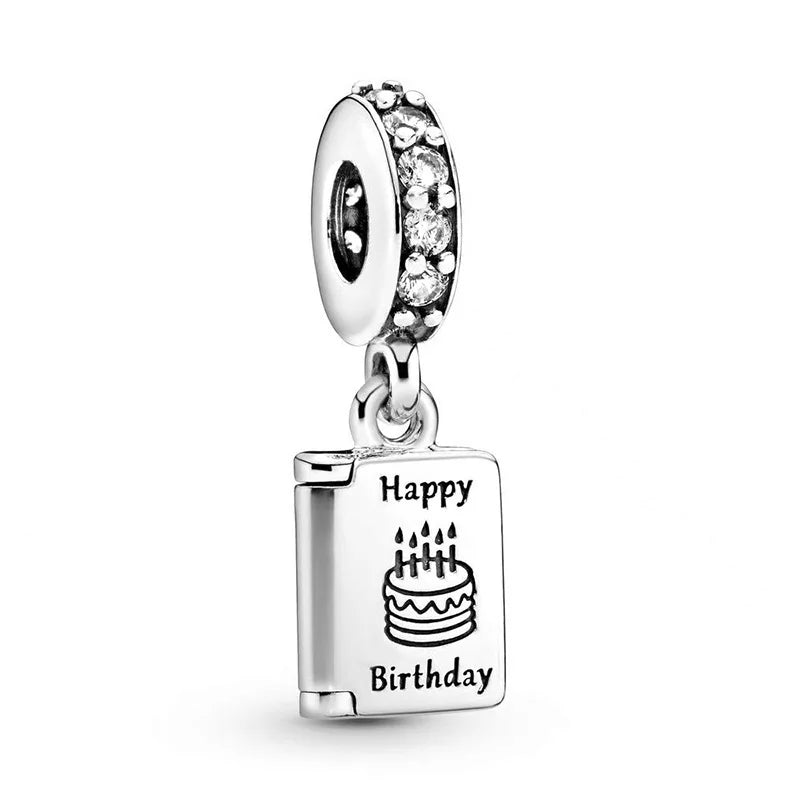 Charm Colgante Libro Que Se Abre Feliz Cumpleaños Pandora