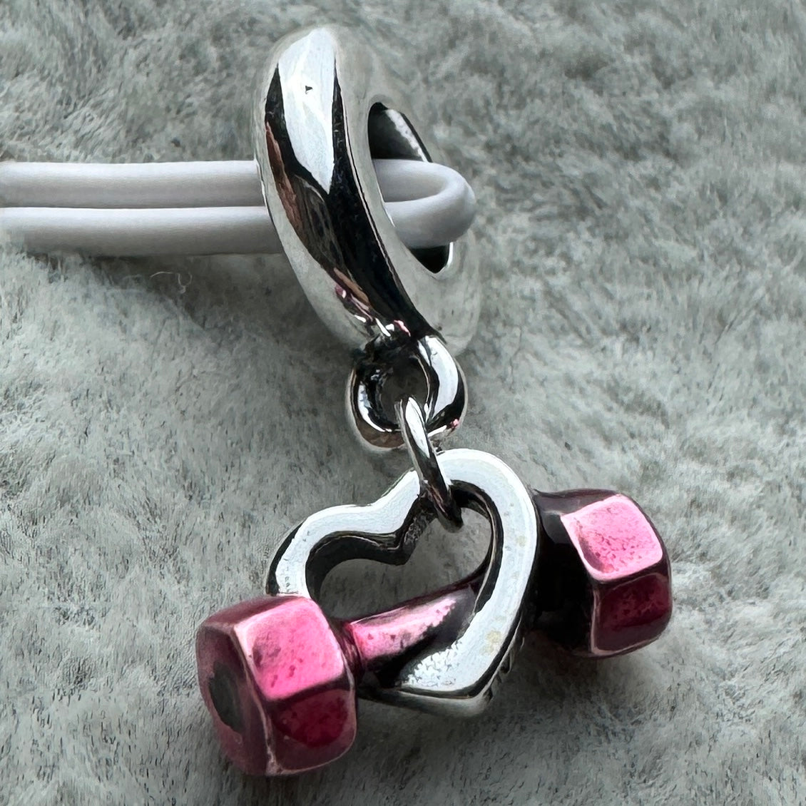Charm Colgante Mancuerna