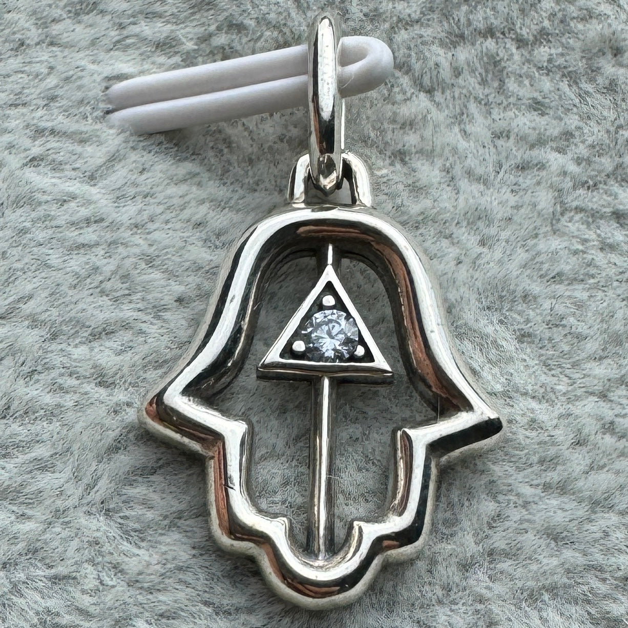 Charm Colgante Mano De Hamsa O Fátima 2 Pandora Vista Frontal