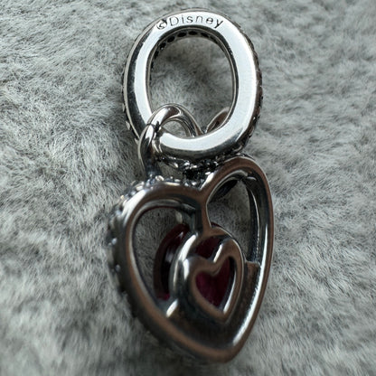 Charm Colgante Manzana Brillante Princesa Blanca Nieves Disney Pandora Vista Lateral