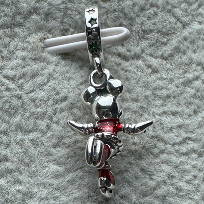 Charm Colgante Minnie Patinando Sobre Hielo Disney Pandora Vista Desde Atrás