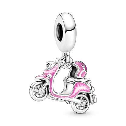 Charm Colgante Moto Rosa Pandora