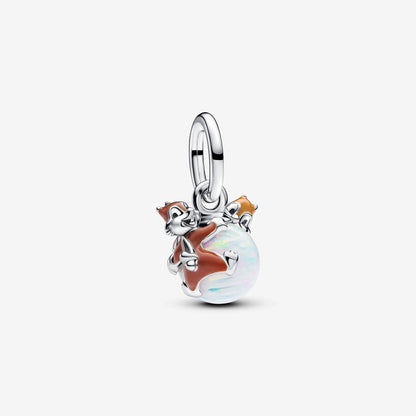 Charm Colgante Opalescente Ardillas Chip Y Dale (Chip Y Chop) Disney Pandora