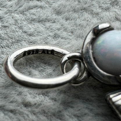 Charm Colgante Opalescente Muñeco De Nieve Pandora Vista Del Aro