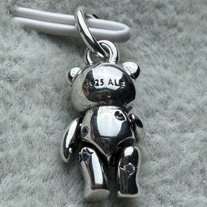 Charm Colgante Oso Móvil (Se Le Mueven Manos Y Pies) Pandora Vista Desde Atrás