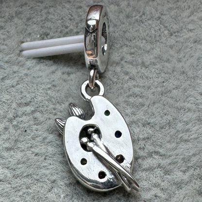 Charm Colgante Paleta De Artista Pandora Vista Desde Atrás