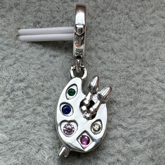Charm Colgante Paleta De Artista Pandora Vista Frontal