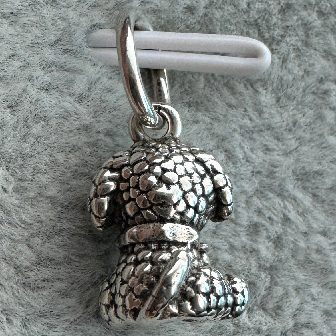Charm Colgante Perro Poodle Pandora Vista Desde Atrás