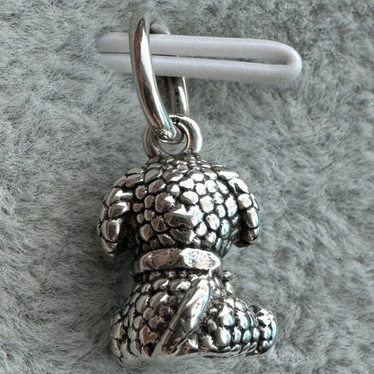 Charm Colgante Perro Poodle Pandora Vista Desde Atrás
