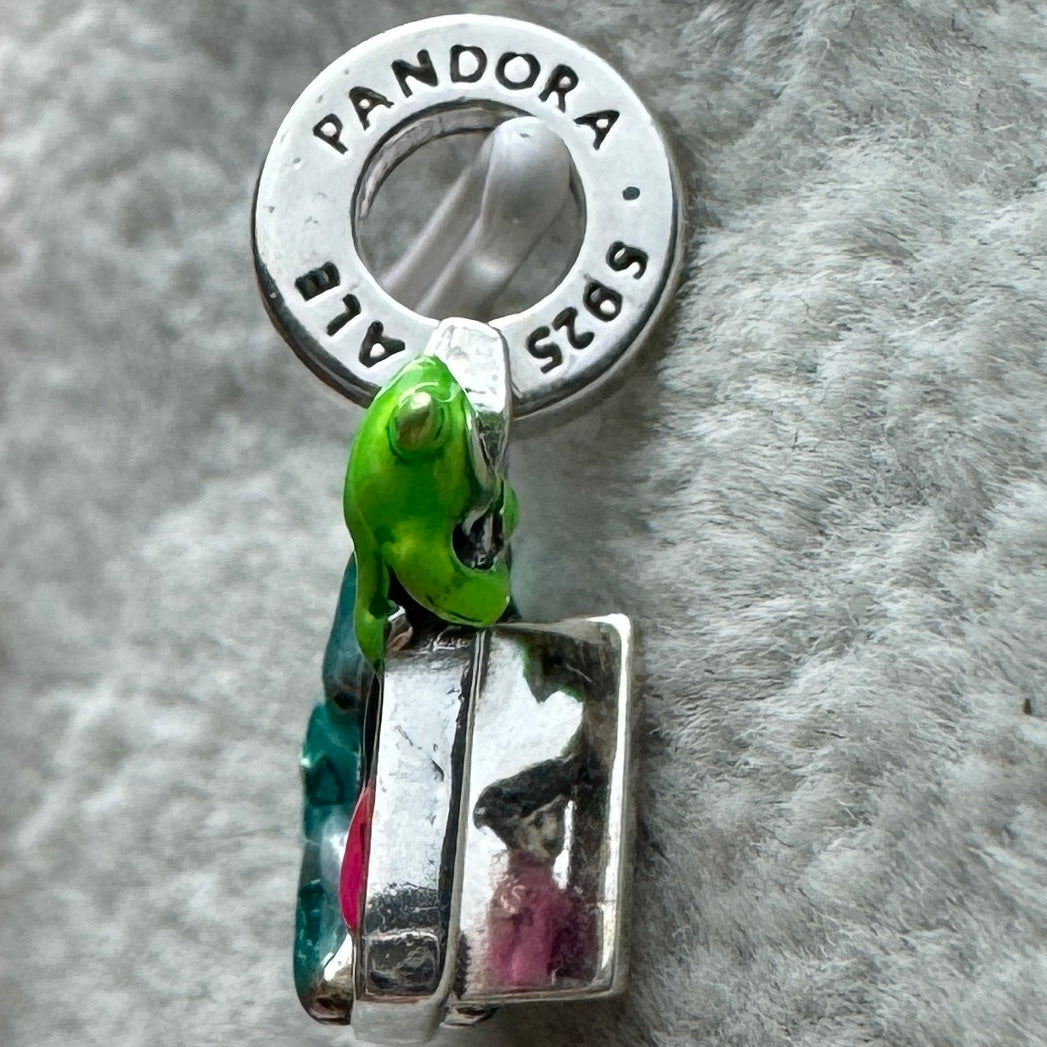 Charm Colgante Puerta De Monsters Inc. Disney Pandora Vista Del Costado