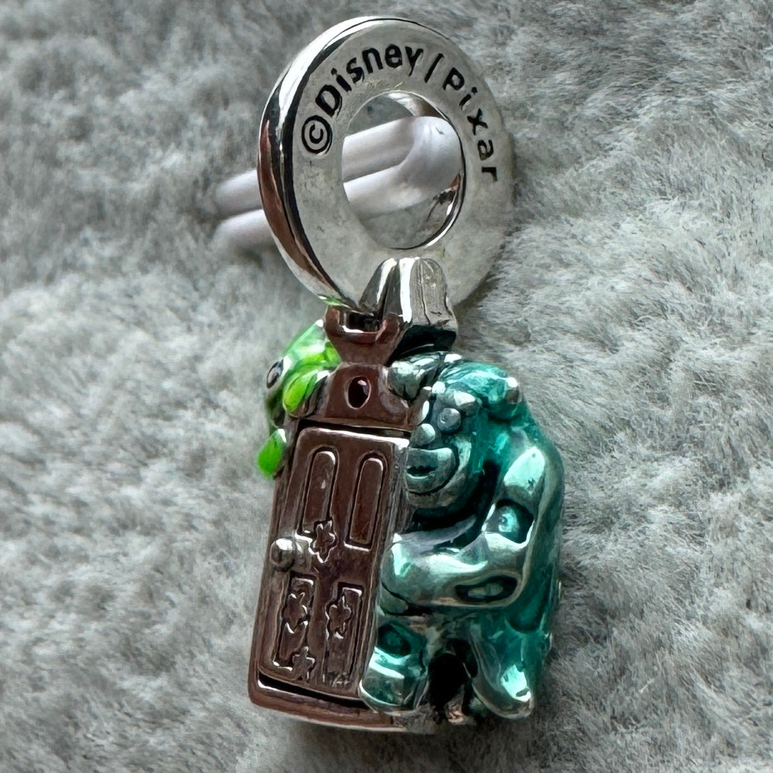 Charm Colgante Puerta De Monsters Inc. Disney Pandora Vista Lateral