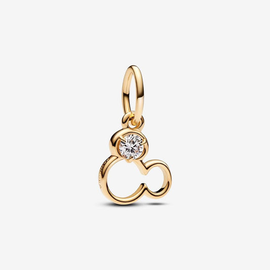 Charm Colgante Silueta De Mickey Mouse Disney