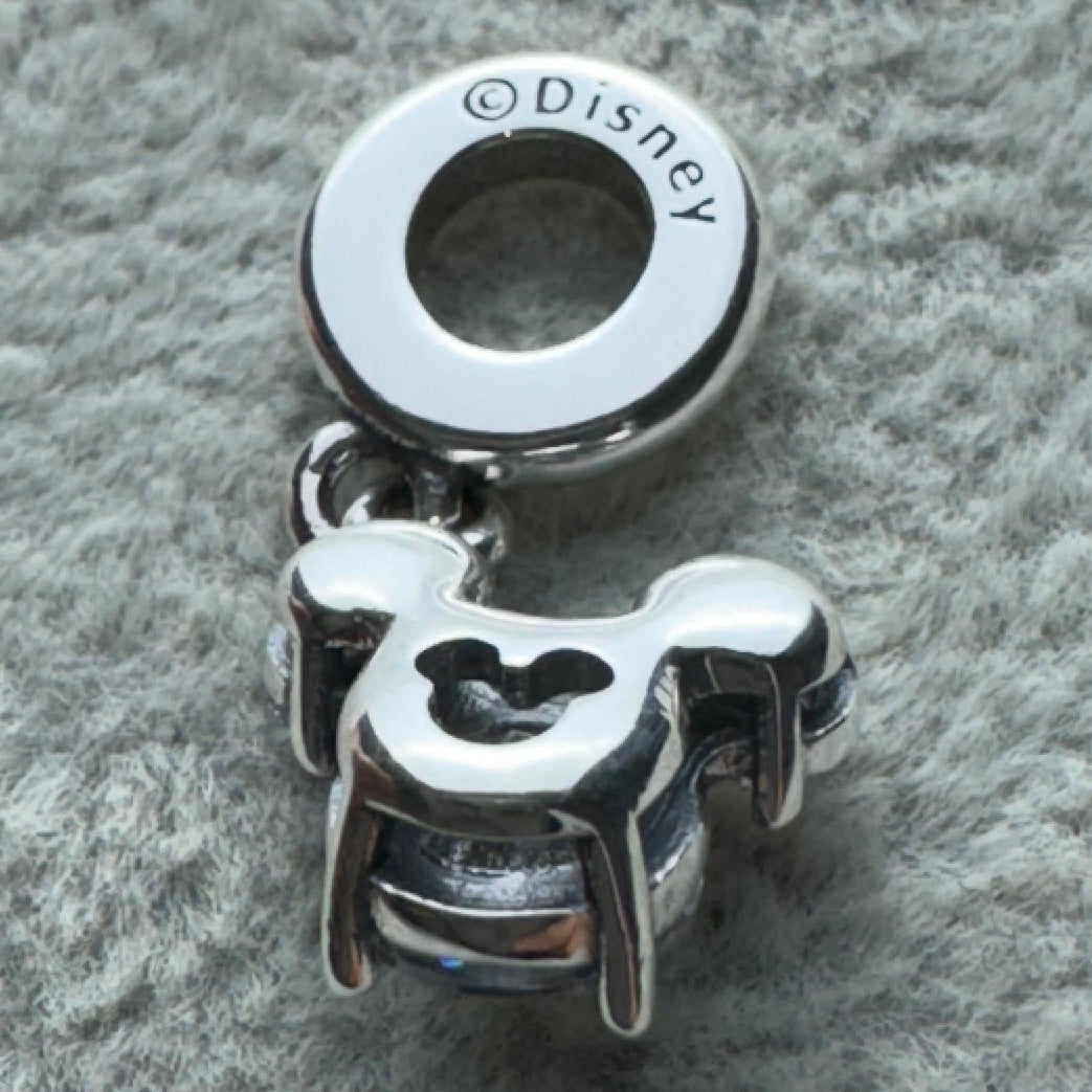 Charm Colgante Silueta Minnie Mouse Brillante Disney Pandora Vista Desde Atrás