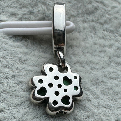 Charm Colgante Trébol De La Buena Suerte Pandora Vista Desde Atrás