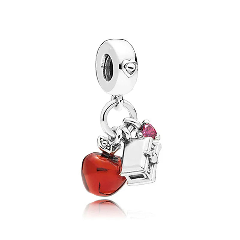 Charm Colgante Triple Manzana, Gema Y Cofre Princesa Blanca Nieves Disney Pandora