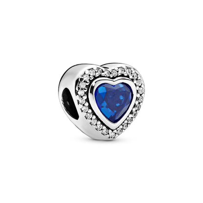 Charm Corazón Brillante Azul Pandora