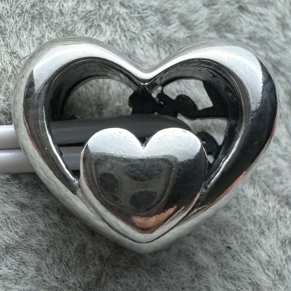 Charm Corazón El Amor Comienza Desde Dentro (Love Starts From Within) Pandora Vista Frontal