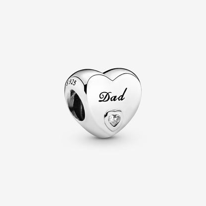 Charm Corazón Papá Pandora