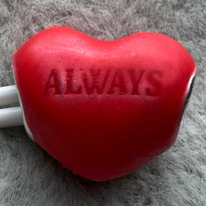 Charm Corazón Rojo A Rosa Mensaje Oculto Que Cambia De Color Pandora Vista Desde Atrás