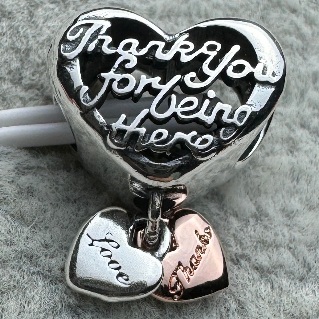 Charm Corazón Te Quiero Mamá Pandora Vista Desde Atrás