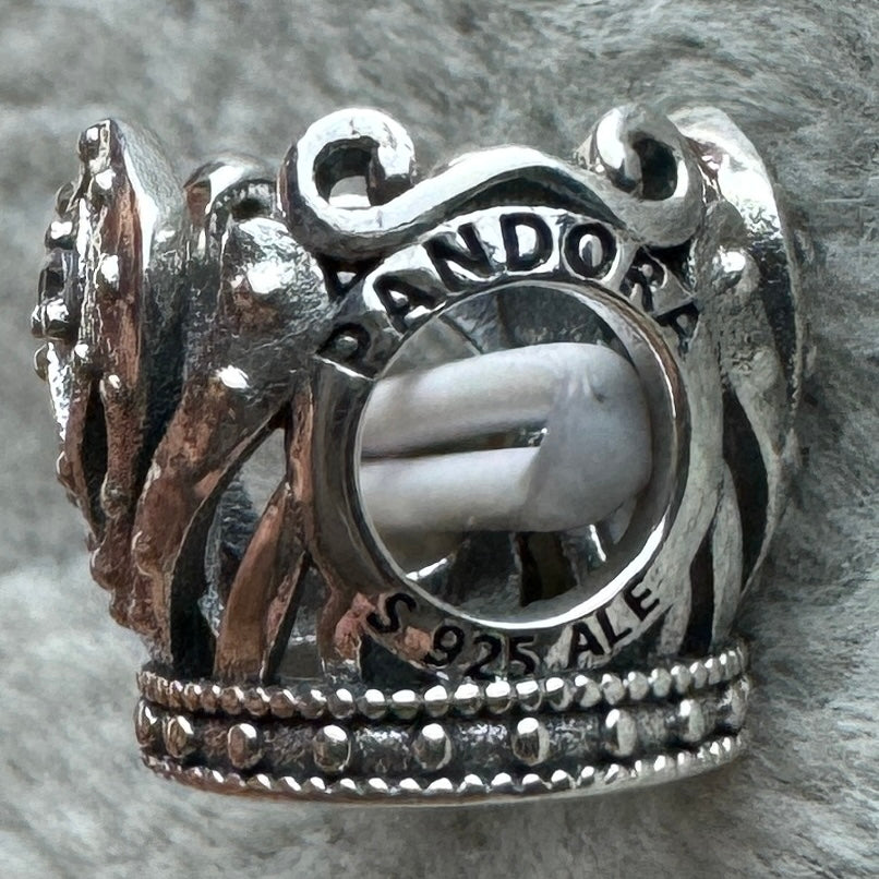 Charm Corona Princesa Disney 1 Pandora Vista Lateral
