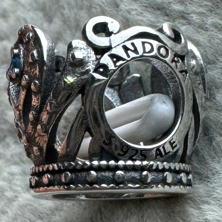 Charm Corona Princesa Disney 2 Pandora Vista Del Costado