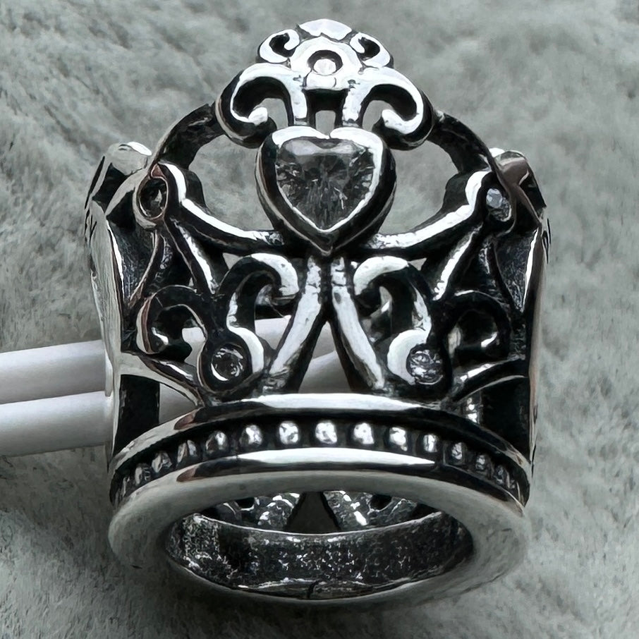 Charm Corona Princesa Disney 3 Pandora Vista Desde Atrás