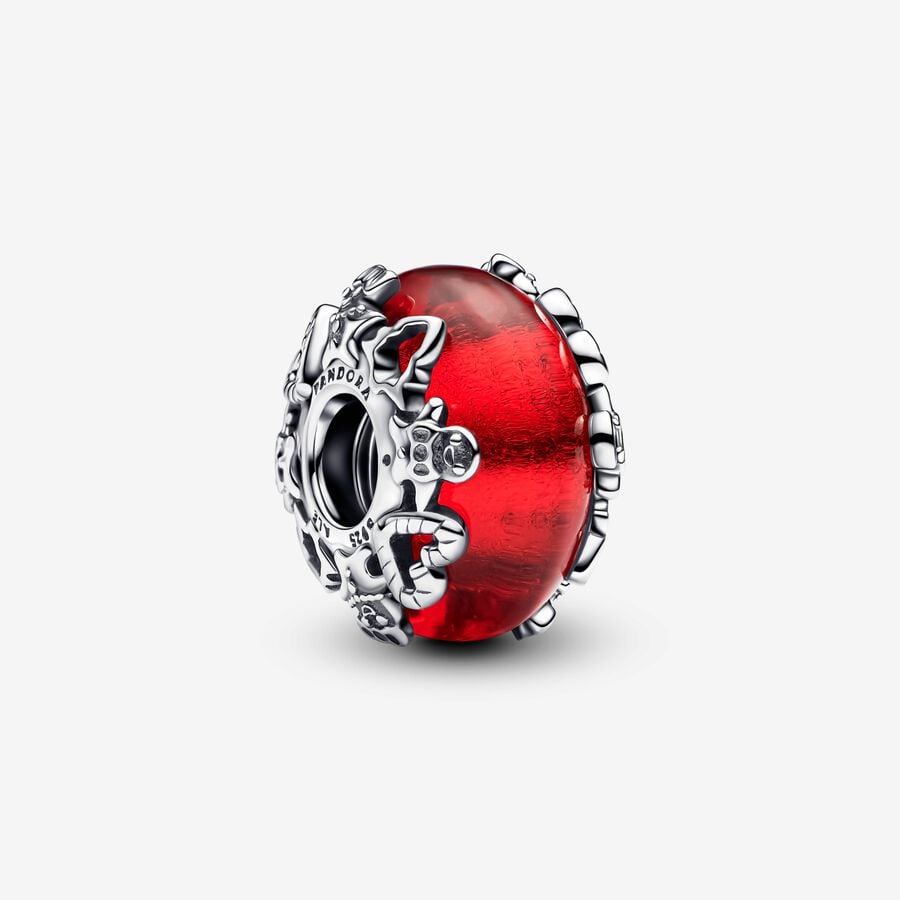 Charm Cristal De Murano Magia Navideña