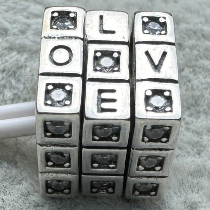 Charm Cubo Love Giratorio Pandora Vista Frontal