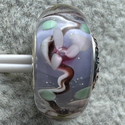 Charm De Cristal De Murano Abejas Pandora Vista Desde Atrás