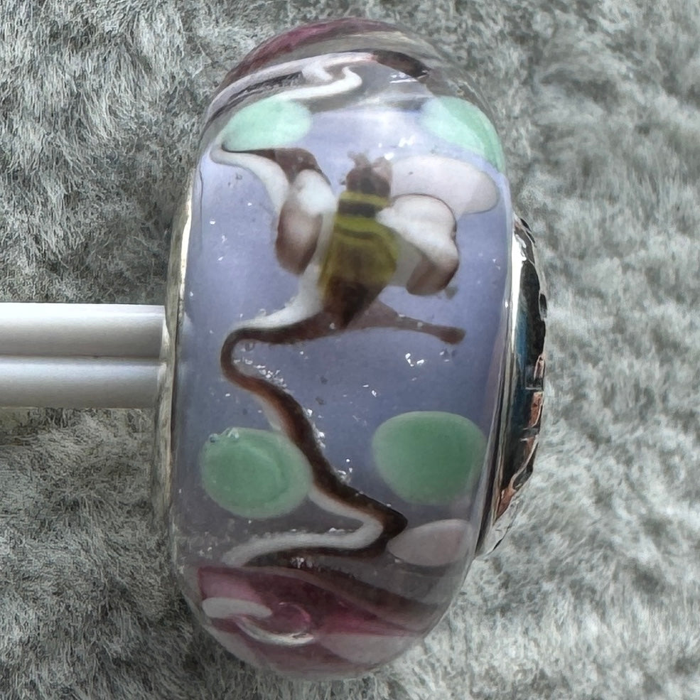 Charm De Cristal De Murano Abejas Pandora Vista Frontal